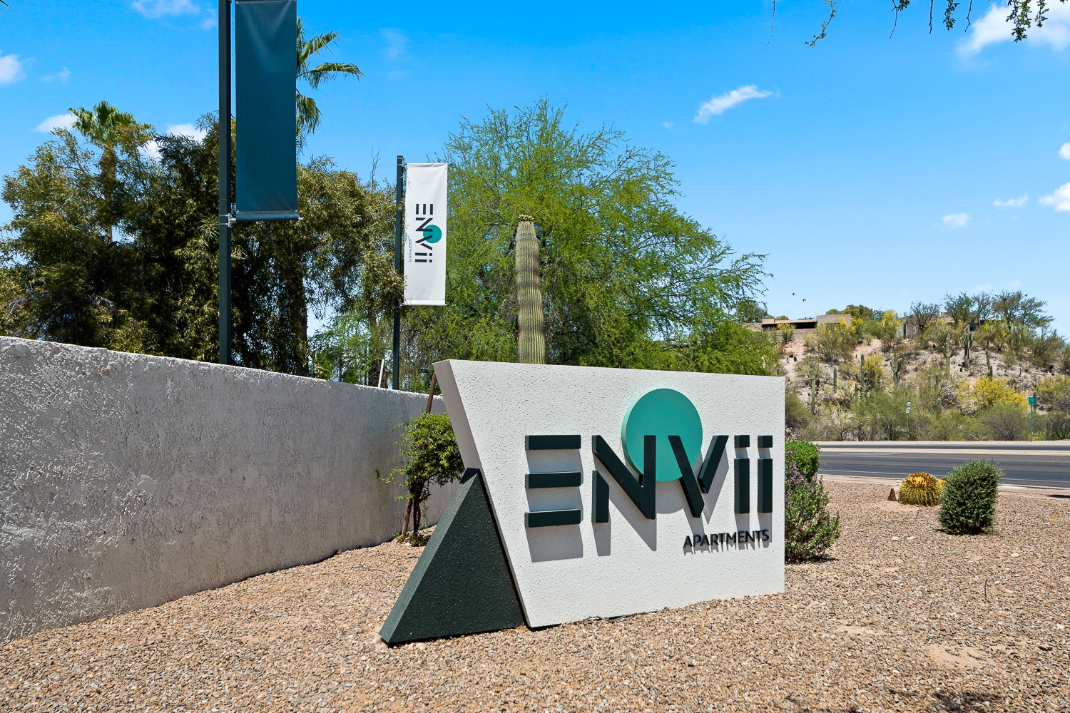 ENVii apartments exterior signage