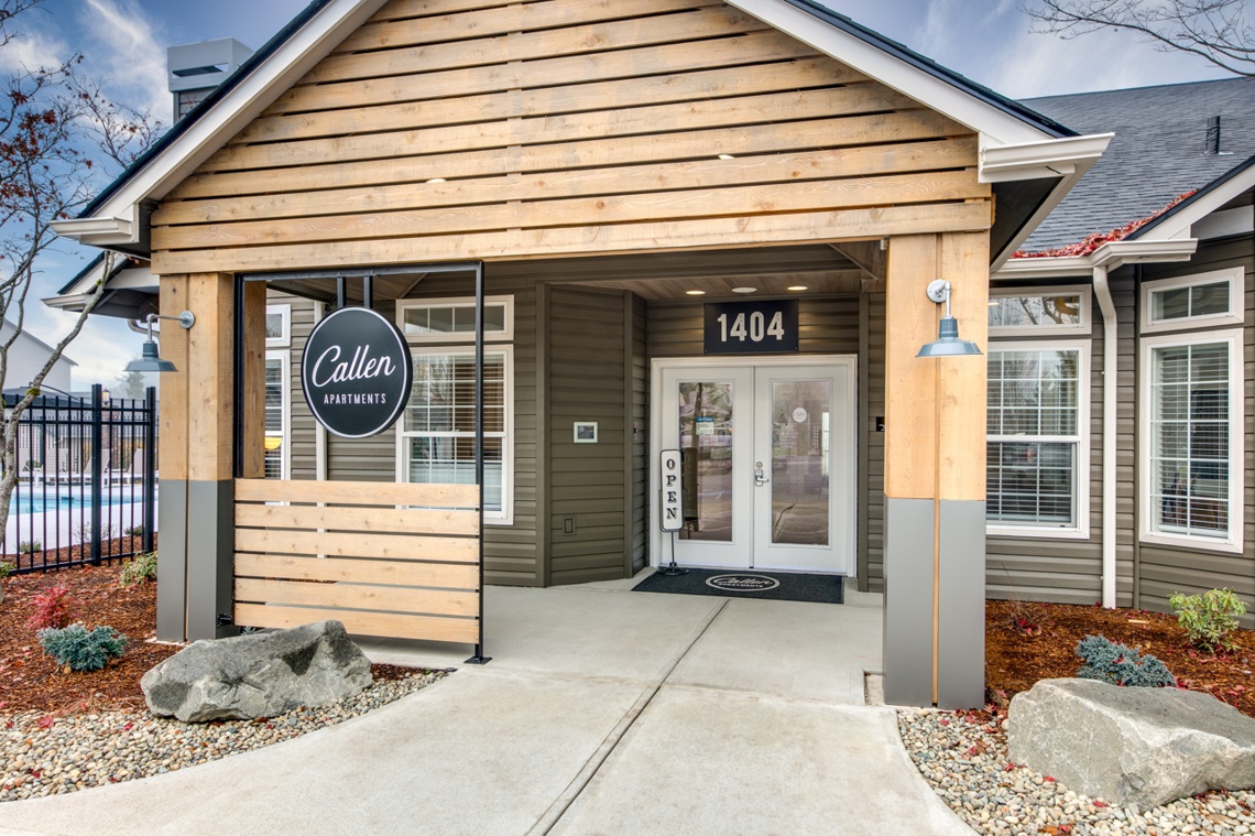 Callen apartments leasing office exterior