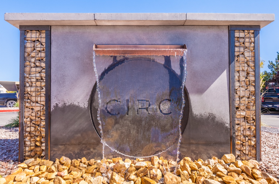 Exterior signage for Circ Albuquerque